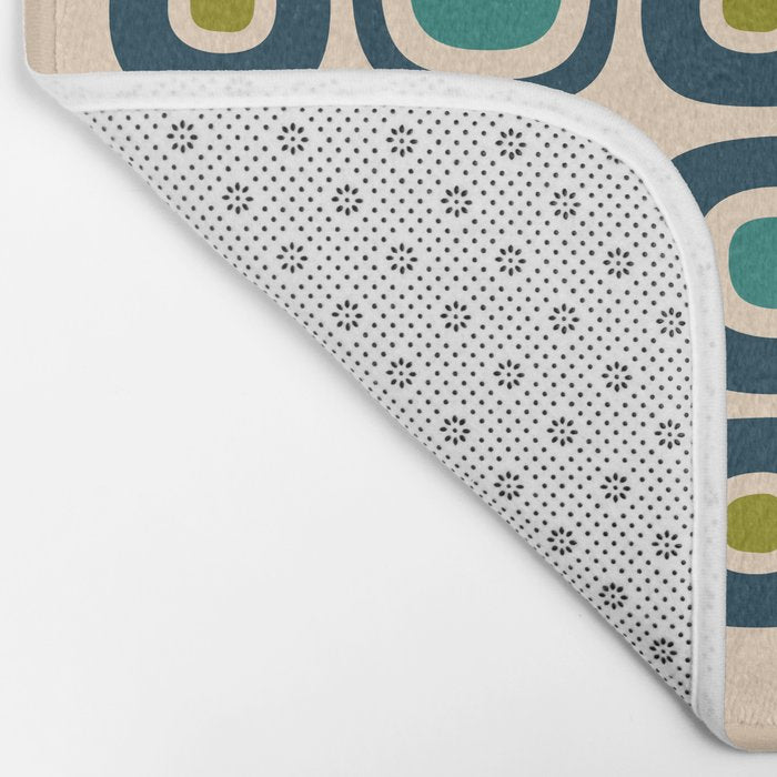 Mid Century Modern Scandinavian Abstract 322 Bath Mat Gallery Image 2