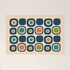 Mid Century Modern Scandinavian Abstract 322 Welcome Mat Gallery Image 1