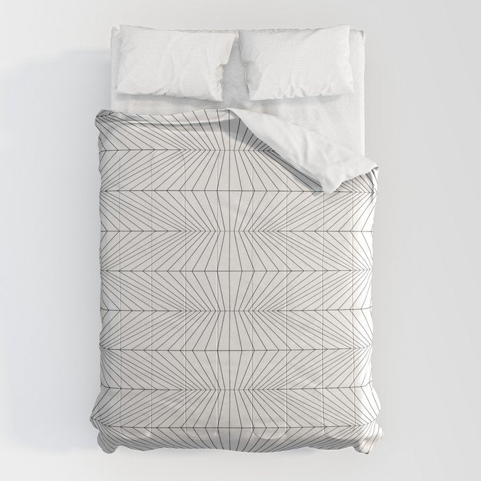 Geometric Angular Lines Pattern XIII Comforter Gallery Image 6