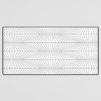 Geometric Angular Lines Pattern XIII Desk Mat Gallery Image 3