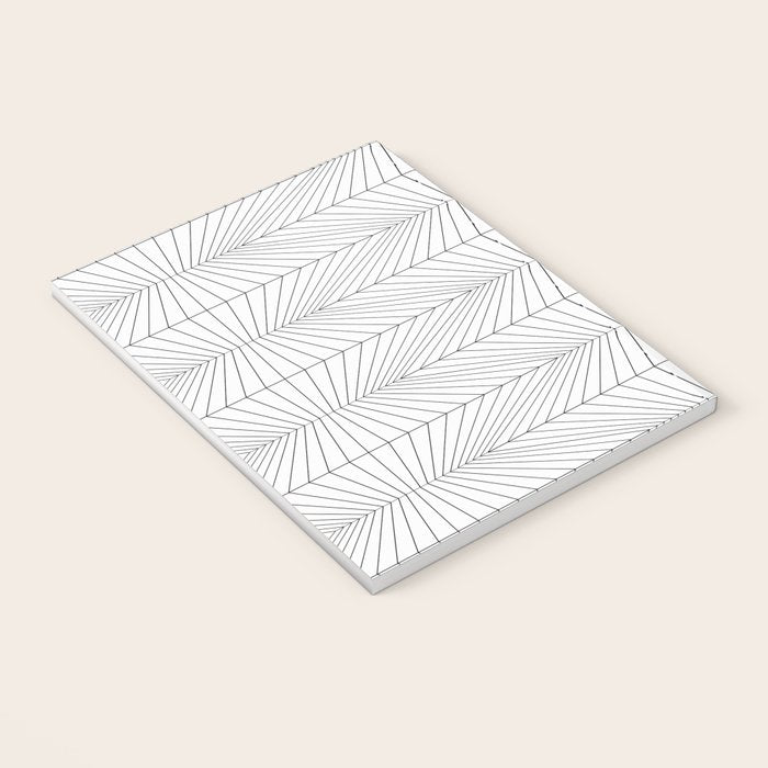 Geometric Angular Lines Pattern XIII Notebook Gallery Image 3