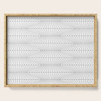 Geometric Angular Lines Pattern XIII Serving Tray Gallery Image 1