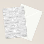 Geometric Angular Lines Pattern XIII Stationery Card Gallery Image 2