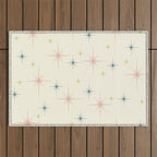 Mid Century Modern Stars Outdoor Rug Gallery Image 1