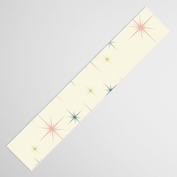 Mid Century Modern Stars Table Runner Gallery Image 3