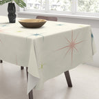 Mid Century Modern Stars Tablecloth Gallery Image 3