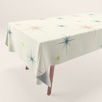 Mid Century Modern Stars Tablecloth Gallery Image 1