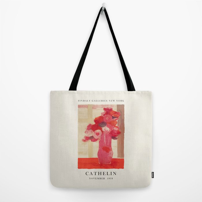 Bernard Cathelin Vintage Exhibition Poster, 1958 Tote Bag Gallery Image 2