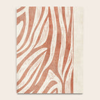 Terracotta Abstract Leaves Modern Design Notebook Gallery Image 4