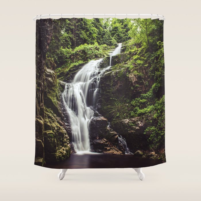 Wild Water - Landscape and Nature Photography Shower Curtain Gallery Image 1