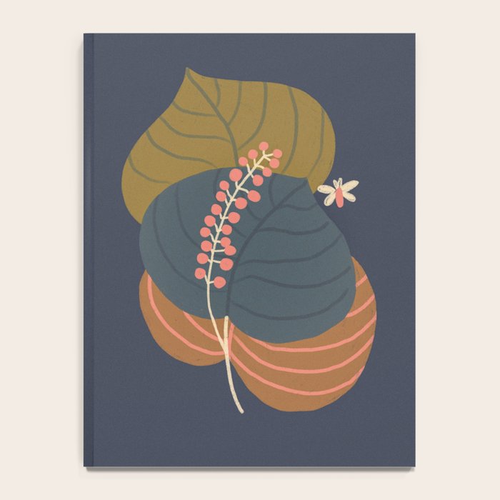 Leaves and moth Notebook Gallery Image 4