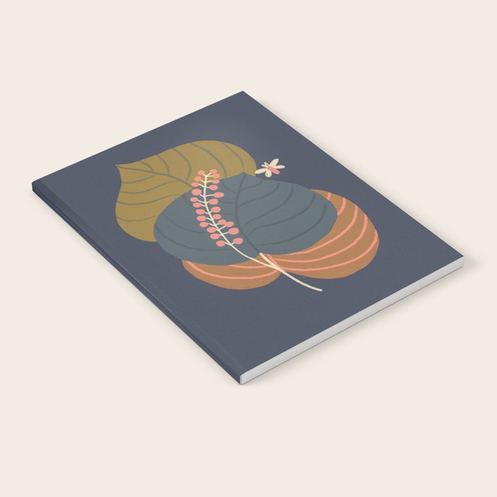 Leaves and moth Notebook Gallery Image 1