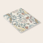 William Morris Enchanted Golden Lily Cream Blue Floral Notebook Gallery Image 3