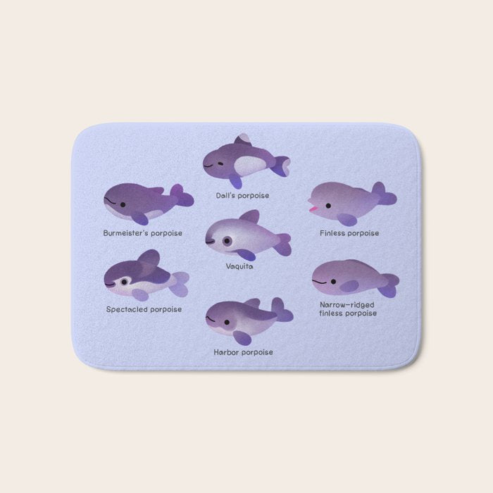 Porpoise Day Bath Mat Gallery Image 1
