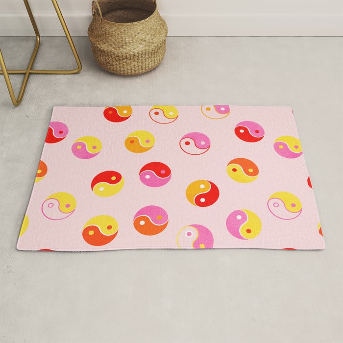 Ying Yang Bright Pattern Rug Gallery Image 1