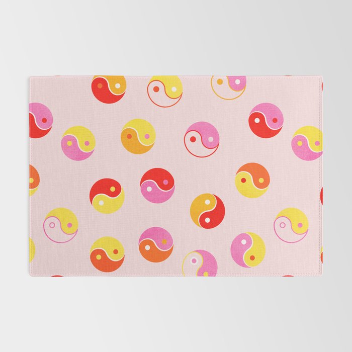 Ying Yang Bright Pattern Rug Gallery Image 2
