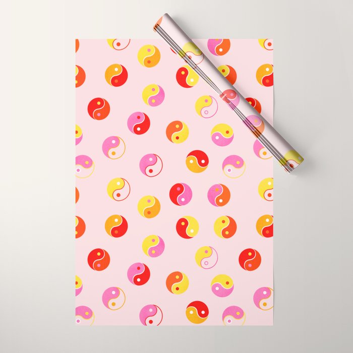 Ying Yang Bright Pattern Wrapping Paper Gallery Image 1