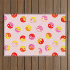 Ying Yang Bright Pattern Outdoor Rug Gallery Image 1