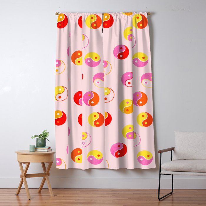 Ying Yang Bright Pattern Window Curtain Gallery Image 5