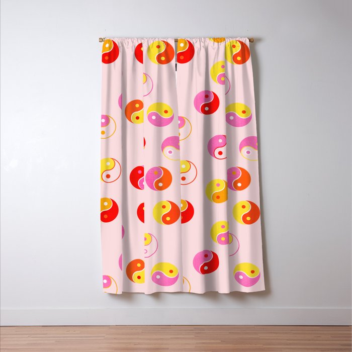 Ying Yang Bright Pattern Window Curtain Gallery Image 3