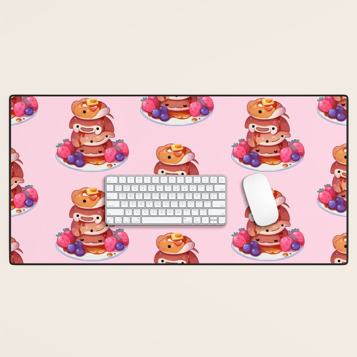 Fluffy sea pancakes Desk Mat Gallery Image 1