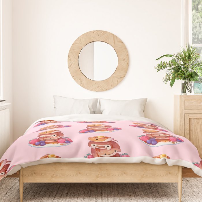 Fluffy sea pancakes Duvet Cover Gallery Image 3