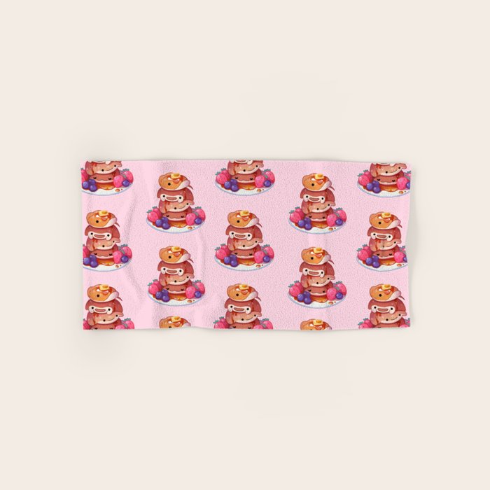 Fluffy sea pancakes Bath Towel Gallery Image 1