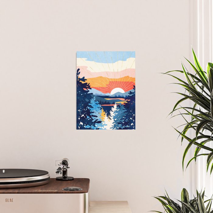 Sunset Lake Poster Gallery Image 2
