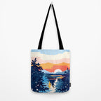 Sunset Lake Tote Bag Gallery Image 2