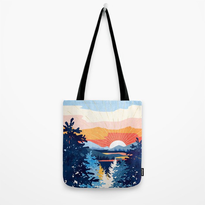 Sunset Lake Tote Bag Gallery Image 2