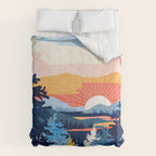 Sunset Lake Comforter Gallery Image 6