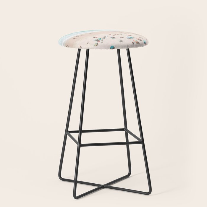 Pastel Beach Day Stool Gallery Image 1