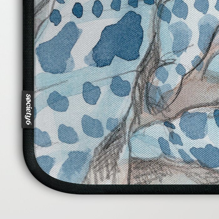 Blue Dot Shells Laptop Sleeve Gallery Image 3