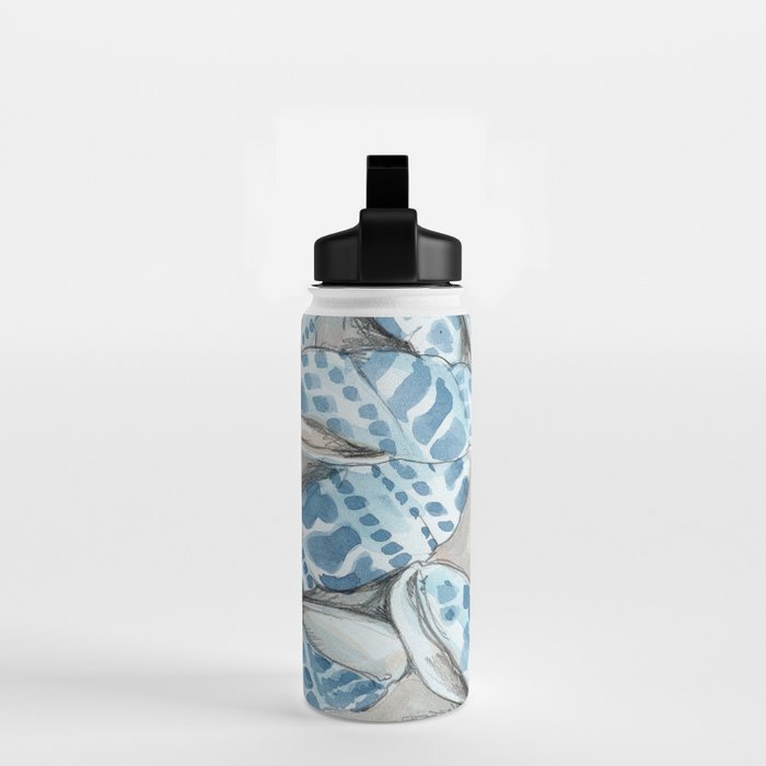 Blue Dot Shells Water Bottle Gallery Image 2