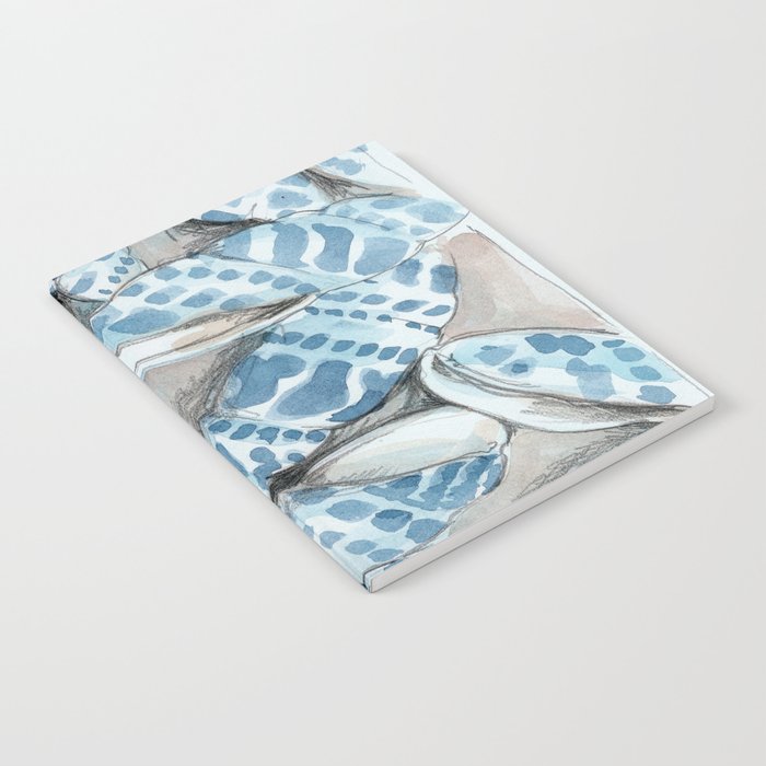 Blue Dot Shells Notebook Gallery Image 1