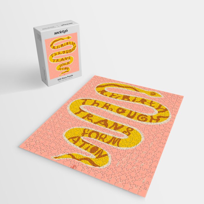 REBIRTH THROUGH TRANSFORMATION yellow Jigsaw Puzzle Gallery Image 2