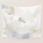 Bloom No. 6 Abstract watercolor floral Wall Tapestry Gallery Image 4