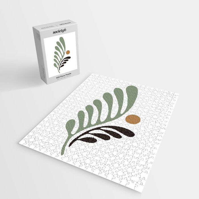 Simplicity Leaf and Sun Duo Jigsaw Puzzle Gallery Image 2