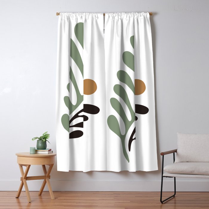 Simplicity Leaf and Sun Duo Window Curtain Gallery Image 5