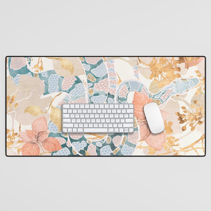 Coral Spring Garden Desk Mat Gallery Image 1