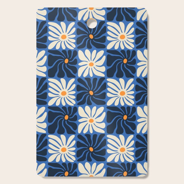 Vintage flower art pattern Cutting Board Gallery Image 1