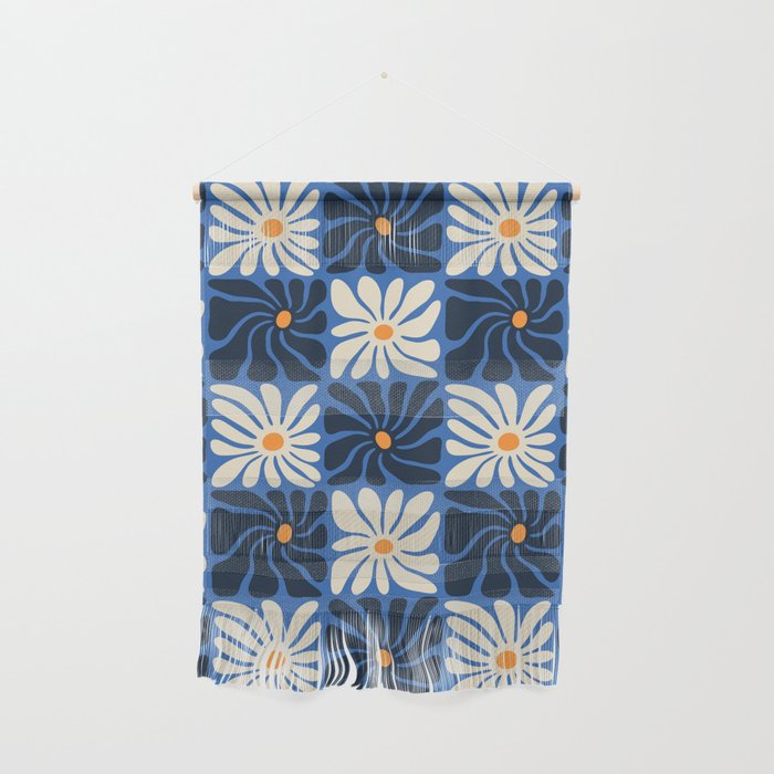 Vintage flower art pattern Wall Hanging Gallery Image 1