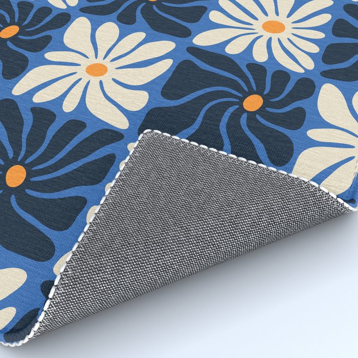 Vintage flower art pattern Rug Gallery Image 4