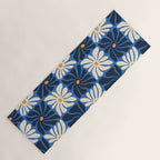 Vintage flower art pattern Yoga Mat Gallery Image 1