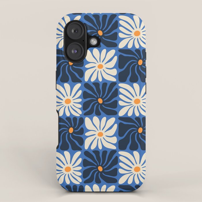 Vintage flower art pattern iPhone Case Gallery Image 1