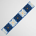 Vintage flower art pattern Table Runner Gallery Image 3