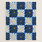 Vintage flower art pattern Jigsaw Puzzle Gallery Image 1