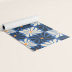Vintage flower art pattern Yoga Mat Gallery Image 2