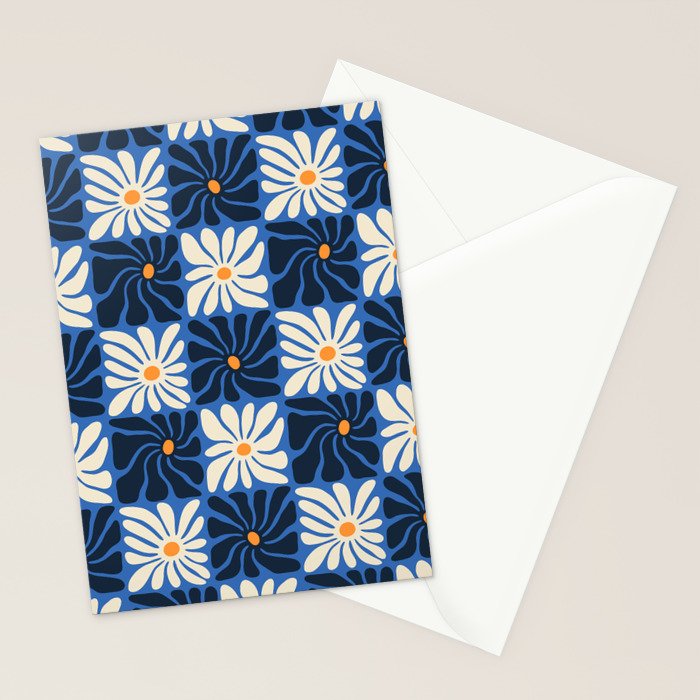 Vintage flower art pattern Stationery Card Gallery Image 2