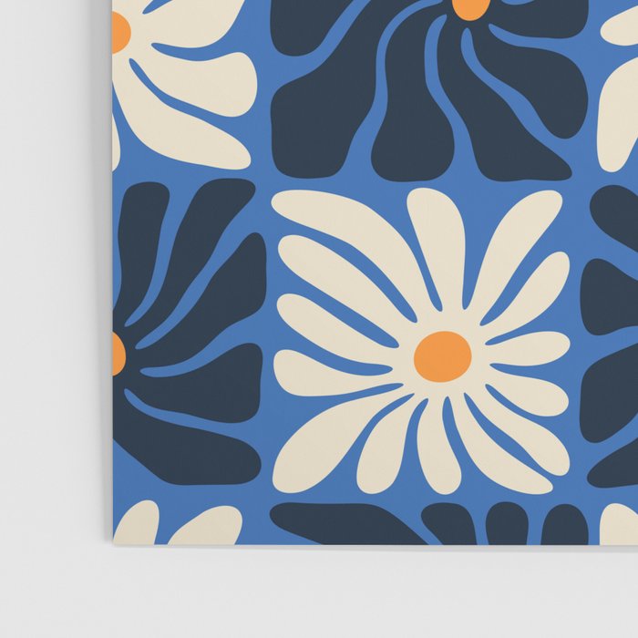 Vintage flower art pattern Poster Gallery Image 3